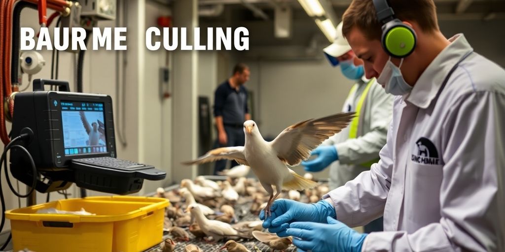 Abate de Aves: Práticas Humanitárias e Tecnológicas para um Processo Eficiente