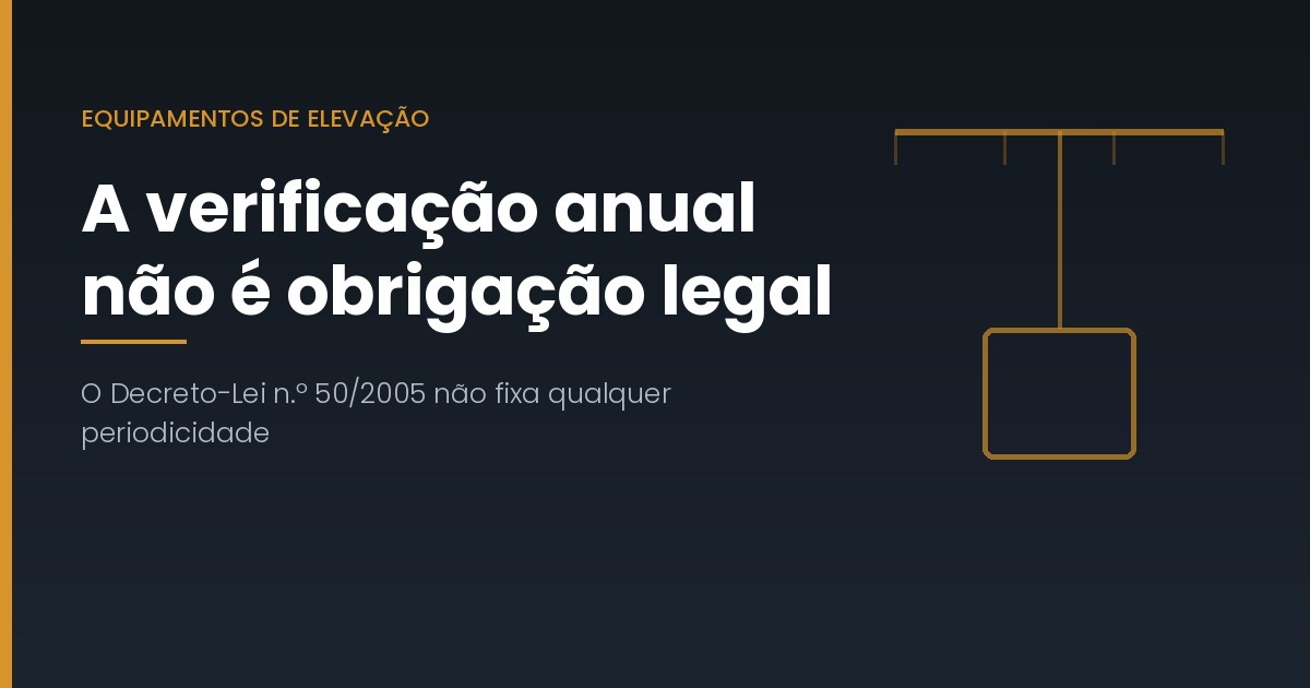 Ponte rolante: o que a lei exige, verificações e o que muda em 2027